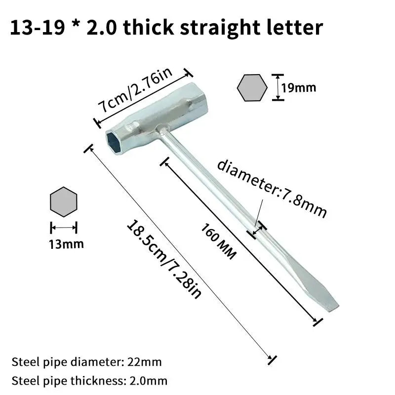 2-in-1 Spark Plug Socket Wrench – High Carbon Steel Spanner Socket Wrench Tool Richie's 13 1920