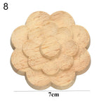 Floral Wood Carved Appliques – Decorative Furniture Corner Accents