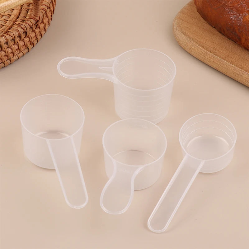 10-Pack PP Plastic Measuring Spoons with Scale | Kitchen Baking Measuring Spoon Set Richie's