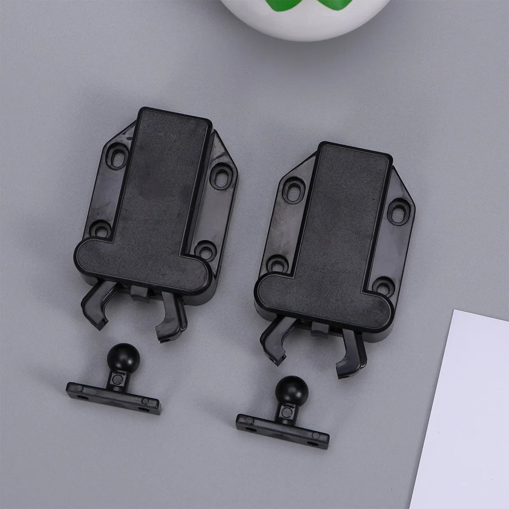 2Pcs Press Touch Latch Self-Locking Cabinet Door Catch Cabinet Door Latch Richie's Default Title