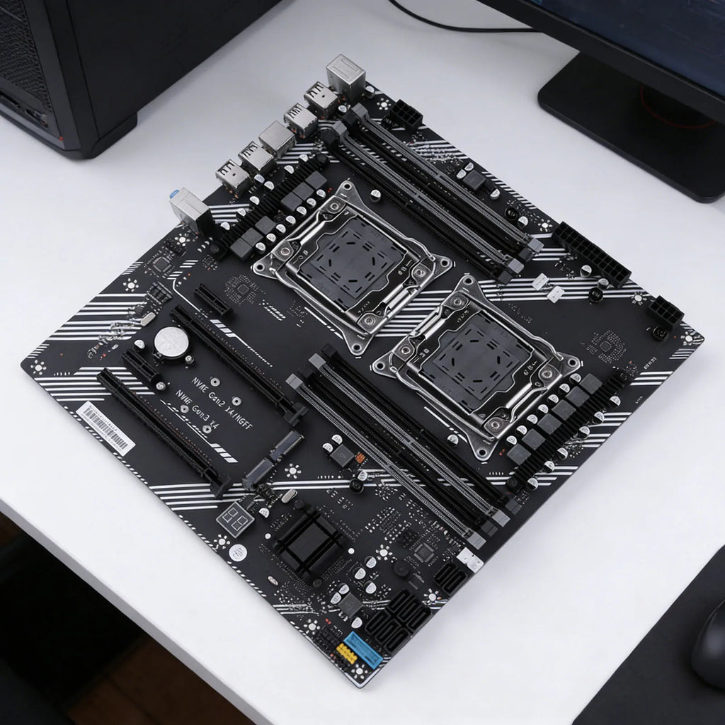 APWIKOGER X99 Dual CPU Motherboard 8x DDR4 LGA2011 ATX Desktop Motherboard Richie's