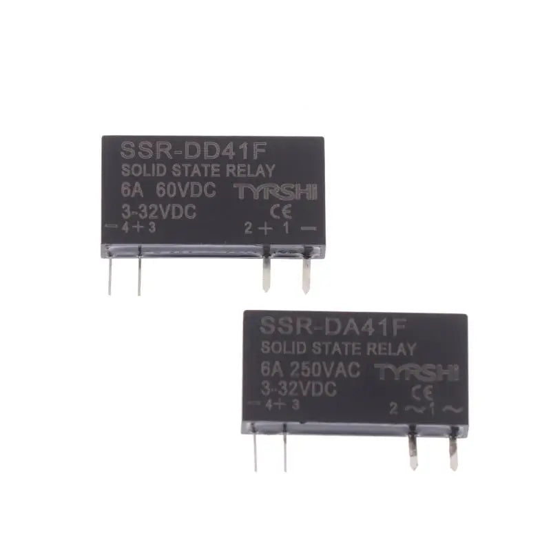 SSR-41FDD/41FDA Solid State Relay Slim DIN Rail Module 3-32VDC 6A Solid State Relay Richie's