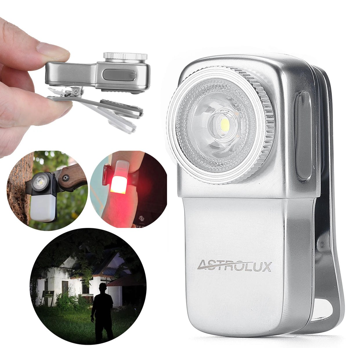 Astrolux EDC Flashlight Rechargeable Zinc Alloy Waterproof LED EDC Flashlight Richie's