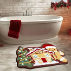 Santa Claus Christmas Door Mat – Non-Slip Plush Holiday Rug Holiday Floor Mat Richie's