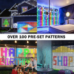 400 LED Smart Curtain Lights App Control IP65 Waterproof Christmas LED Curtain Lights Richie's