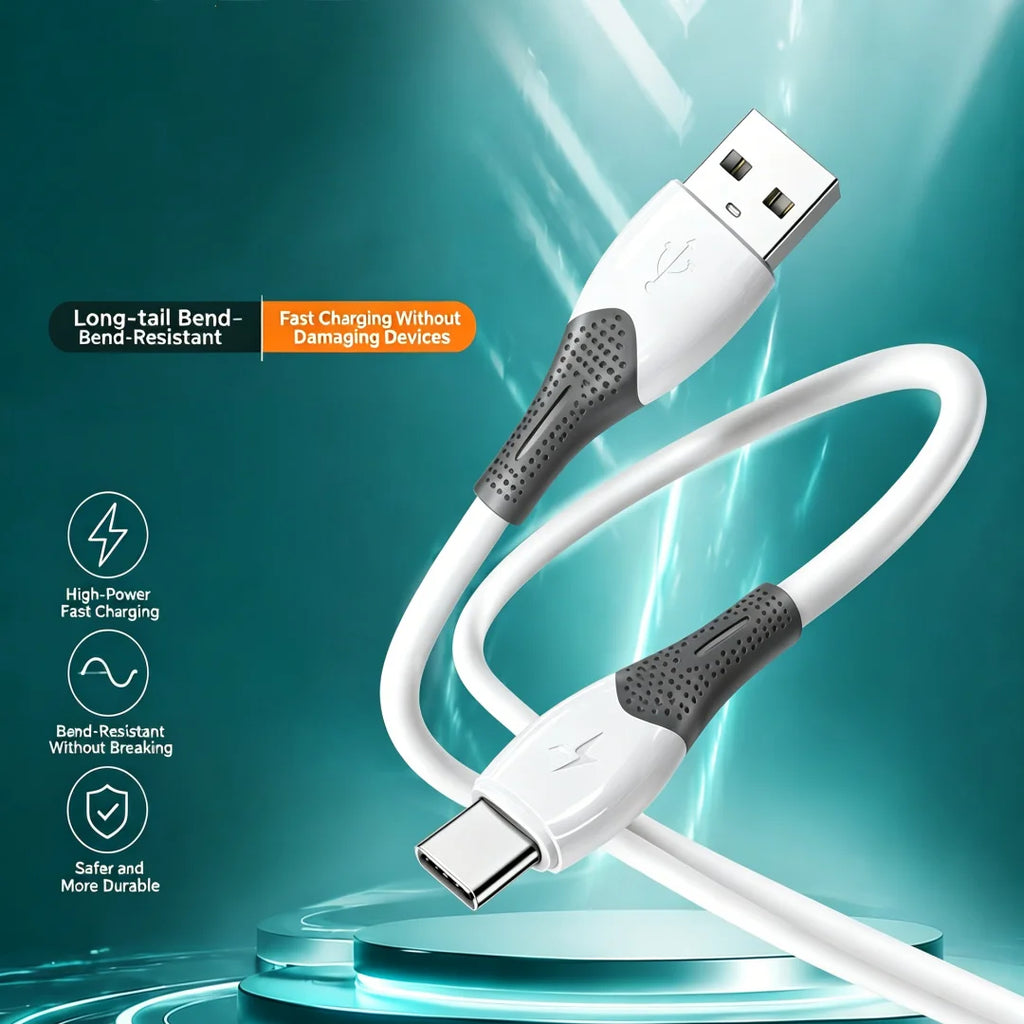 1M USB-A & USB-C to Type-C Dual Interface Fast Charging Cable USB Charging Cable Richie's
