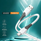 1M USB-A & USB-C to Type-C Dual Interface Fast Charging Cable USB Charging Cable Richie's