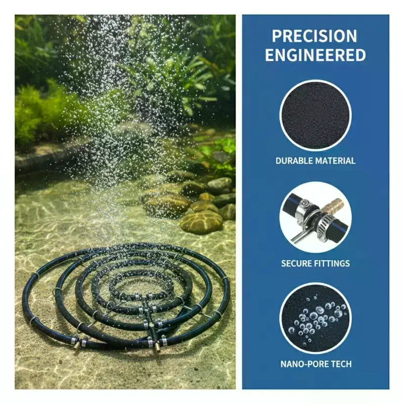 Nano Aeration Disc 304 Stainless Steel Fish Pond Oxygenator Pond Aeration Disc Richie's