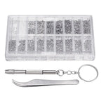 1000 Pc Eyeglass Repair Kit – Micro Screws & Screwdriver Eyeglass Repair Kit Richie's