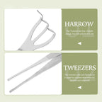 2-in-1 Bonsai Root Rake & Tweezers – 304 Stainless Steel Bonsai Garden Tool Richie's