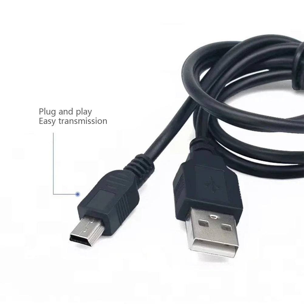 USB 2.0 to Mini USB Cable 5-Pin | 0.5M & 0.8M Data Sync USB Data Cable Richie's