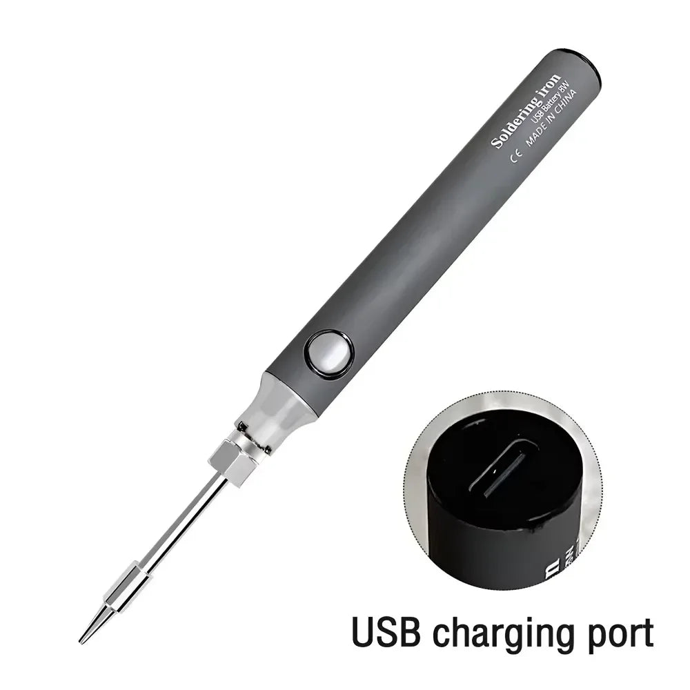 Portable USB 5V Soldering Iron Pen for Jewelry & Leathercraft USB Soldering Pen Richie's
