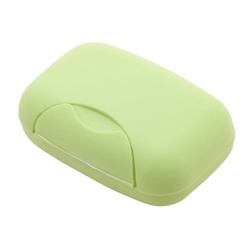 Portable Travel Soap Box with Lid – Candy Color Soap Dish Travel Soap Dish Richie's L-Green