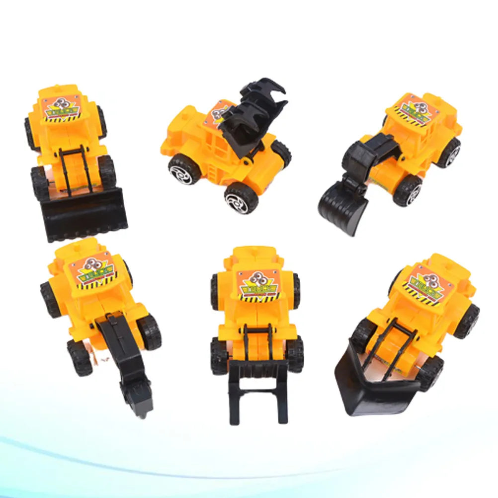 6Pcs Construction Truck Cake Toppers – Birthday Party Decor Cake Topper Set Richie's