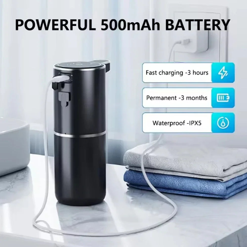 Automatic Foam Soap Dispenser Wall-Mounted | USB Rechargeable Soap Dispenser Richie's