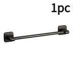 Black No-Drill Wall-Mounted Towel Rack | Space-Saving Towel Rack Richie's black 1pc