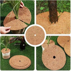 Natural Coconut Fiber Flower Pot Mat – Weed Barrier Disc 5 Sizes Garden Mulch Mat Richie's