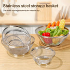 Stainless Steel Fine Mesh Strainer & Colander – Self-Draining Kitchen Colander Strainer Richie's