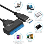 2-in-1 SATA to USB 3.0 & Type-C Adapter Cable – 6 Gbps HDD SSD SATA USB Adapter Cable Richie's