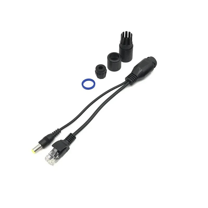 Passive PoE Splitter & Injector Cable Adapter 12-48V IP Camera PoE Adapter Cable Richie's