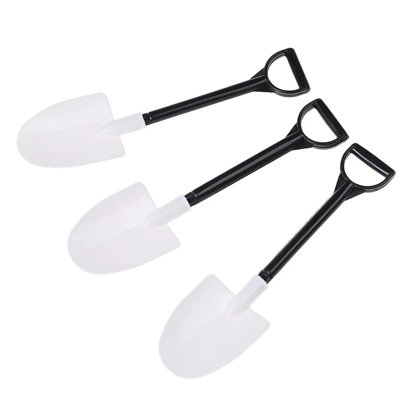 Mini Shovel Dessert Spoons Disposable Plastic 50pcs – Kids Party Disposable Dessert Spoons Richie's