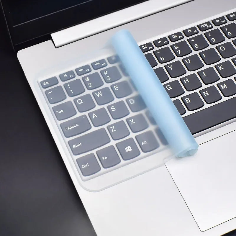 Universal Silicone Laptop Keyboard Cover Protector 12–17 Inch Keyboard Protector Cover Richie's Blue-15-17inch