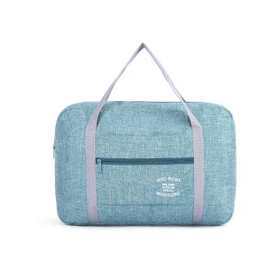 Foldable Waterproof Oxford Travel Bag – Large Capacity Unisex Foldable Travel Bag Richie's green