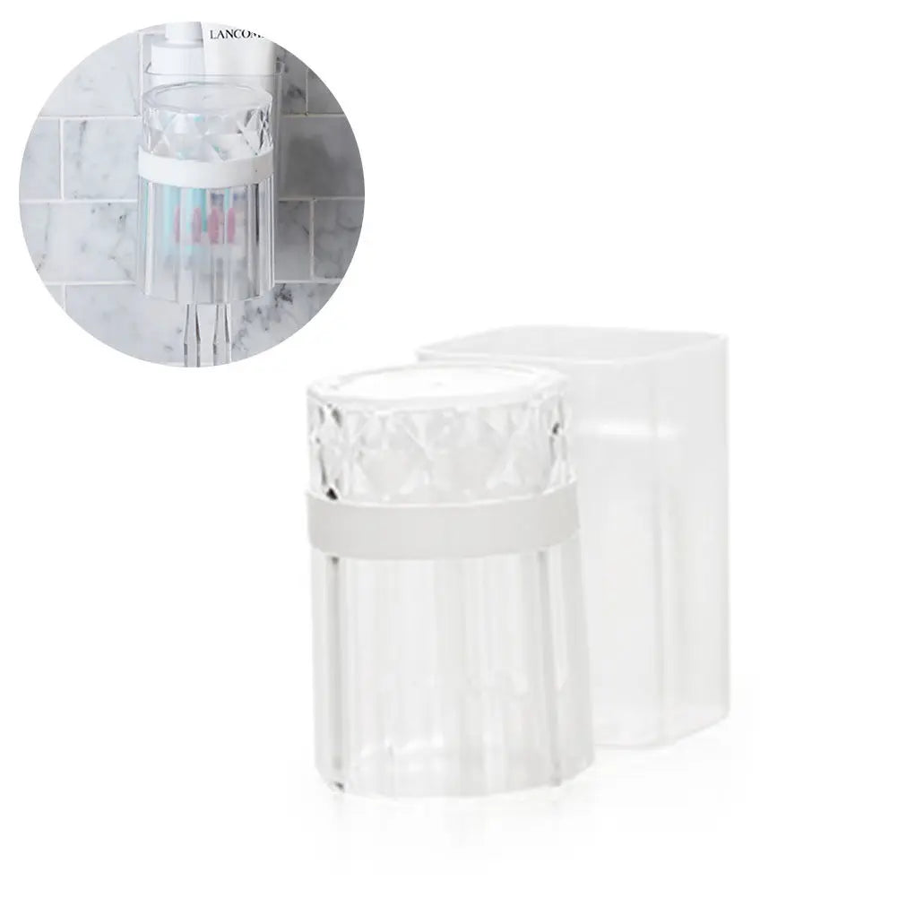 Wall Mounted Toothbrush Holder Set – Suction Cup, No Drill Toothbrush Holder Richie's