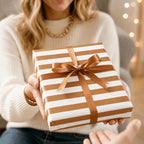 Metallic Striped Gift Wrapping Paper Roll – Silver & Gold Gift Wrapping Paper Richie's