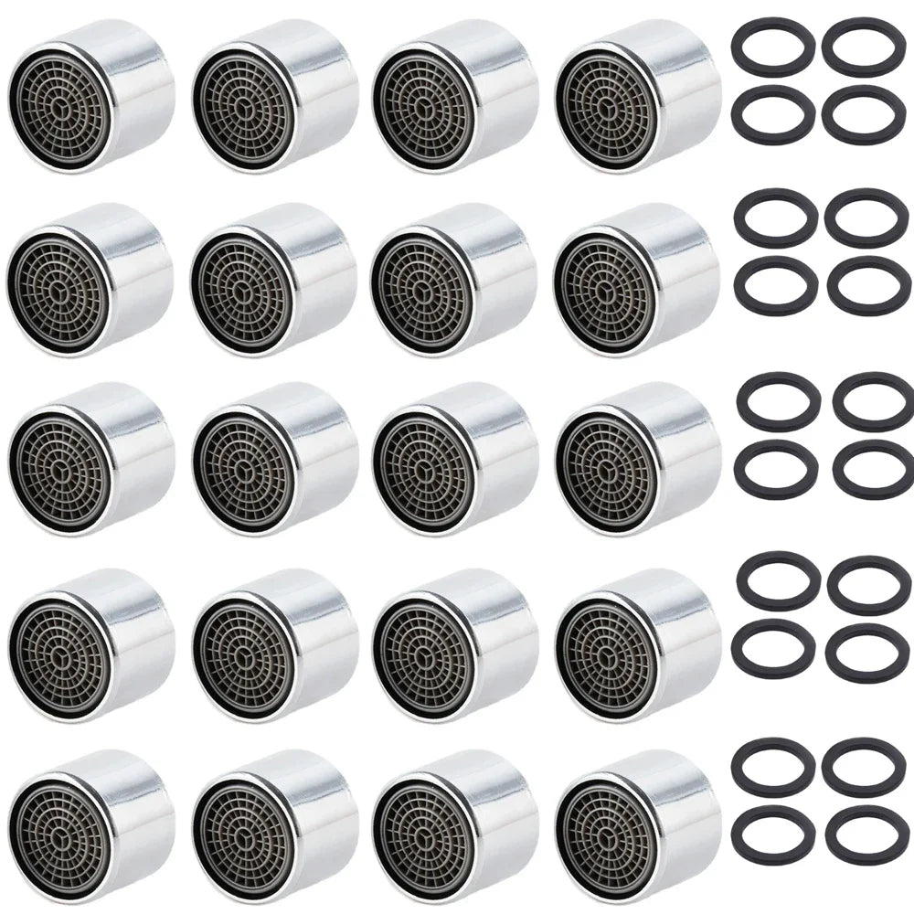 20 Pcs Brass Faucet Aerator Water Saving Anti-Splash Bubbler Faucet Aerator Richie's 22MM Internal fangs