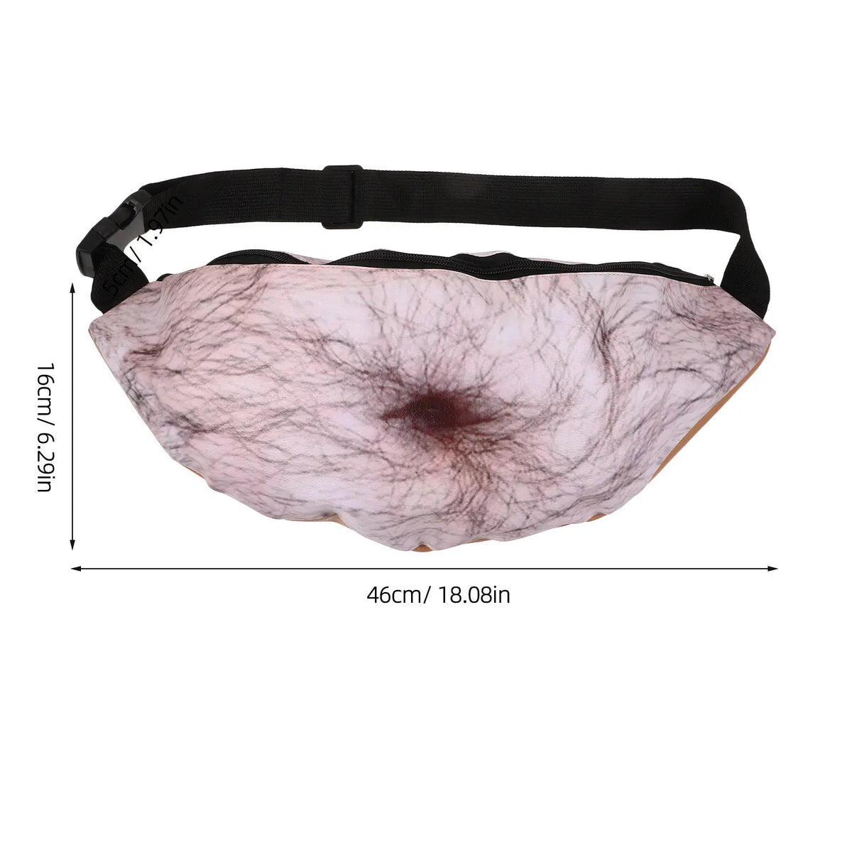 3D Beer Belly Fanny Pack – Funny Unisex Anti-Theft Waist Bag Novelty Fanny Pack Richie's