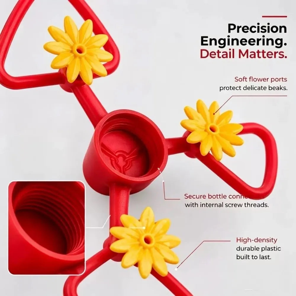3-Port Hanging Hummingbird Feeder – Bee Resistant, Tool-Free Hummingbird Feeder Richie's