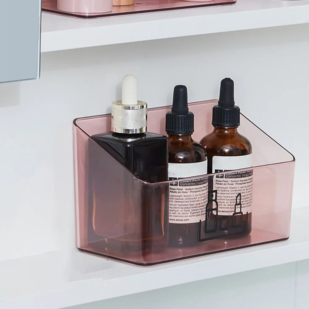 Pink Mirror Jewelry & Cosmetic Organizer Desktop Storage Box Jewelry Organizer Box Richie's