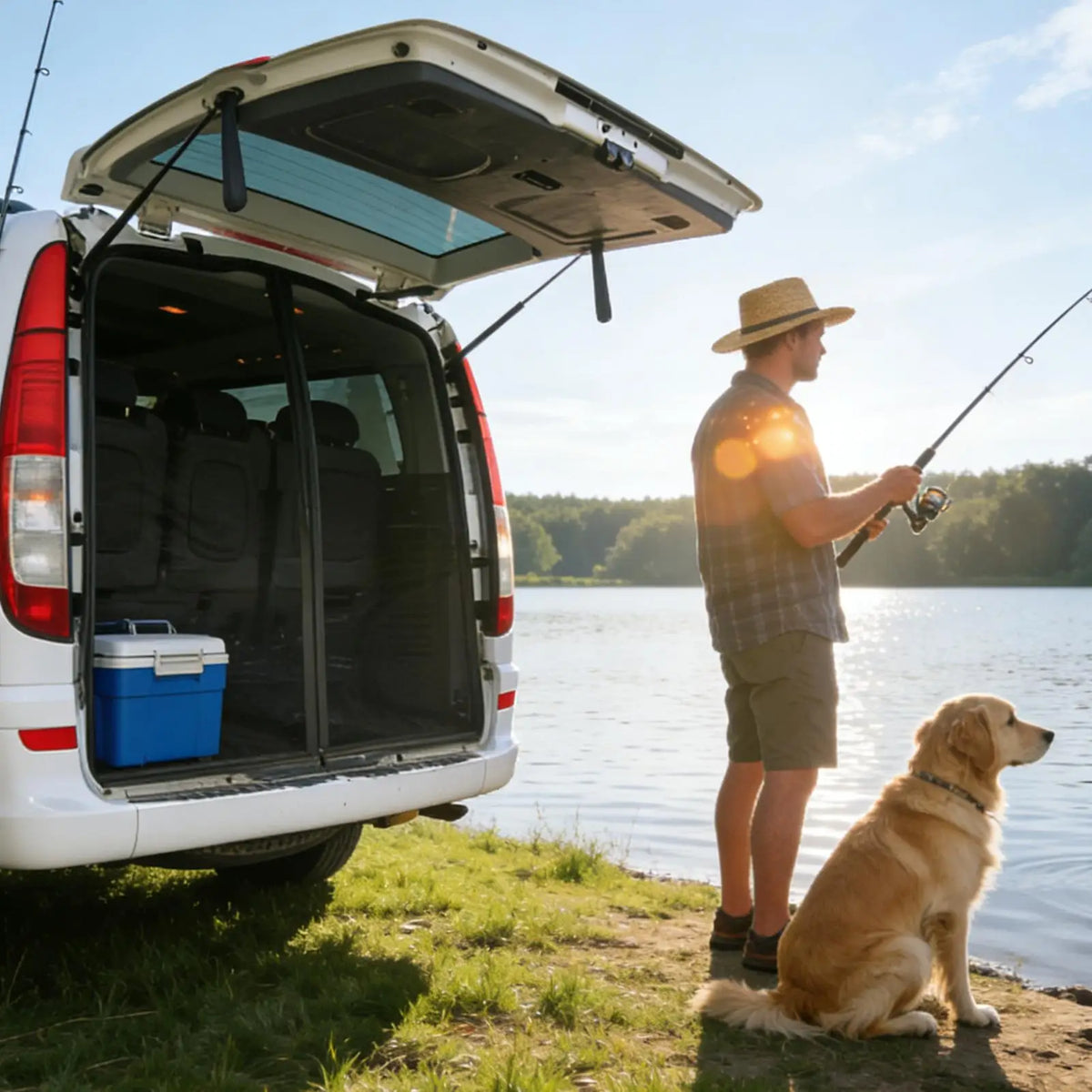 Magnetic Tailgate Mesh Net 58x57" – UV Bug Screen for Trucks Tailgate Mesh Screen Richie's
