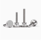 M8 Stainless Steel Knurled Thumb Screws Hand Tighten GB834 2Pcs Thumb Screws Richie's