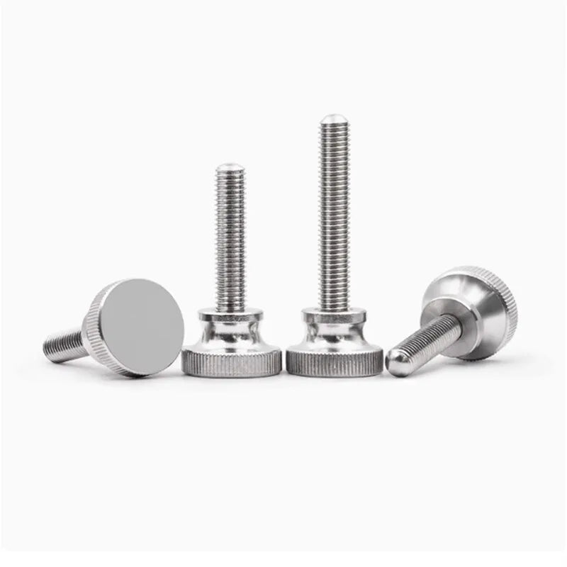 M8 Stainless Steel Knurled Thumb Screws Hand Tighten GB834 2Pcs Thumb Screws Richie's