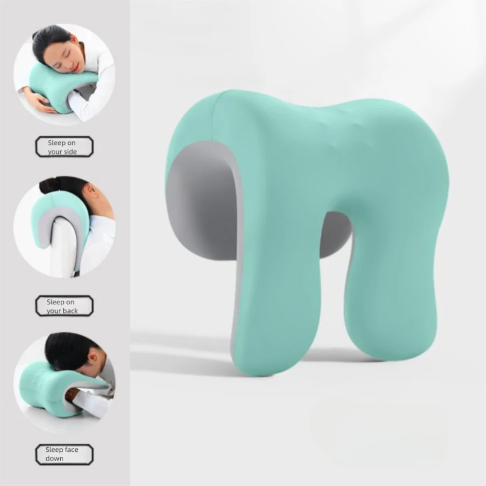 Memory Foam Nap Pillow – Ergonomic Neck Support Desk & Travel Memory Foam Pillow Richie's Green