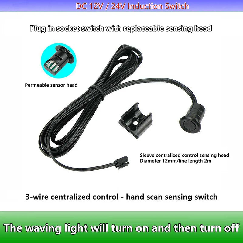 Smart LED Cabinet Sensor Switch – Touch, PIR, Hand Sweep LED Sensor Switch Richie's Sweep Hand