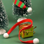 Mini Christmas Scarves – Red & Green Snowflake Holiday Decor Christmas Decor Scarves Richie's
