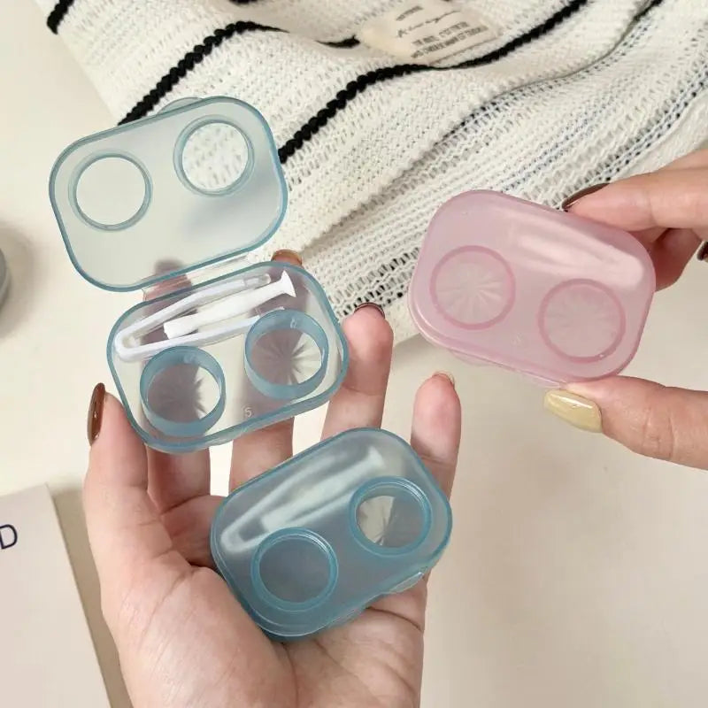 Contact Lens Case with Tweezers – Dustproof Travel Organizer Contact Lens Case Richie's