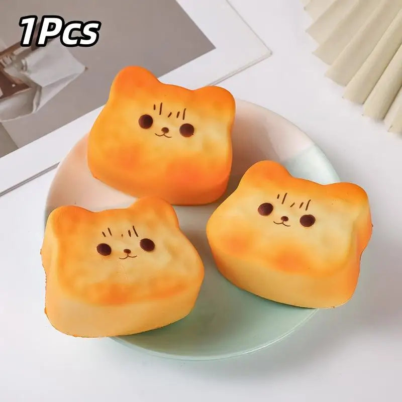 Slow Rising Squeeze Toast Toy – Soft Sensory Fidget Toy Sensory Fidget Toy Richie's A11-1pc