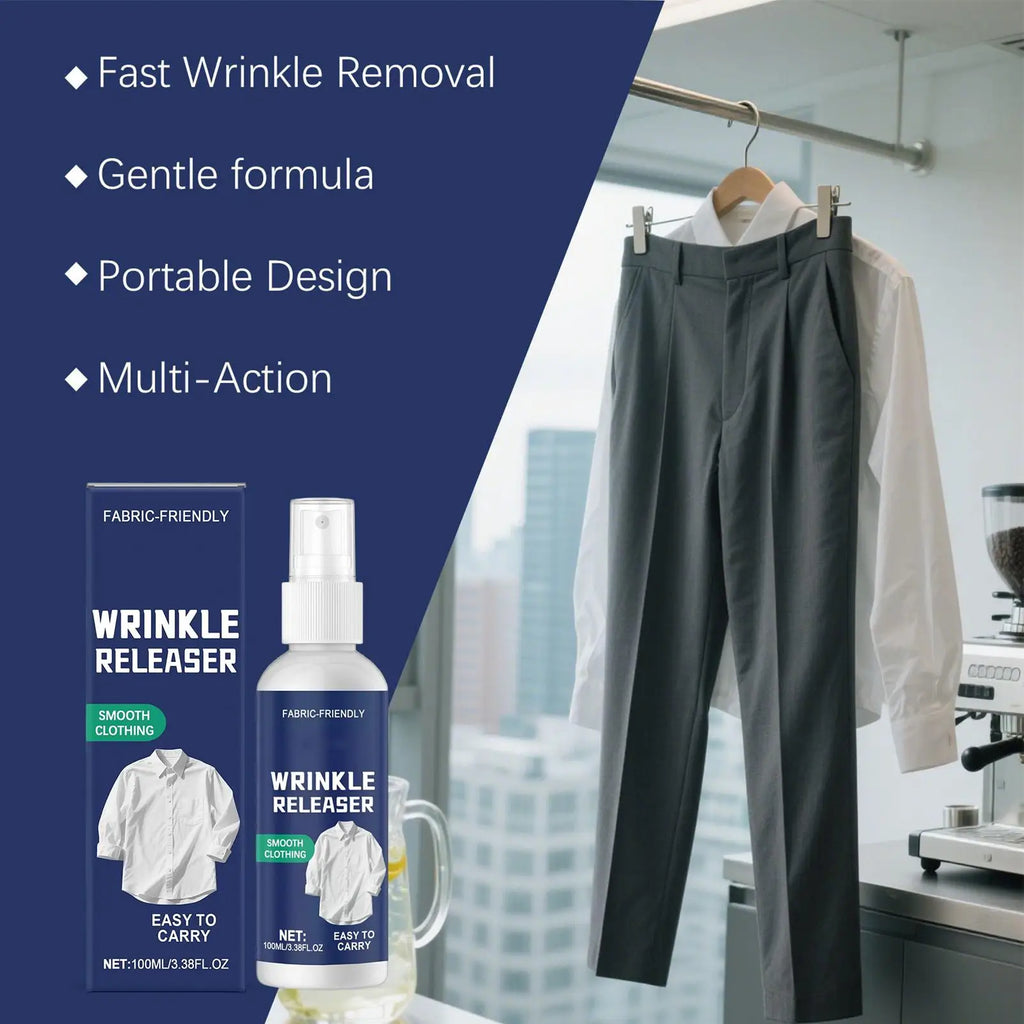 Light Scented Ironing Spray 100ml – Travel Wrinkle & Static Aid Fabric Ironing Spray Richie's