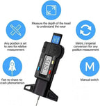 Digital LCD Tire Tread Depth Gauge 0–25mm | Cars & Trucks Tire Tread Gauge Richie's