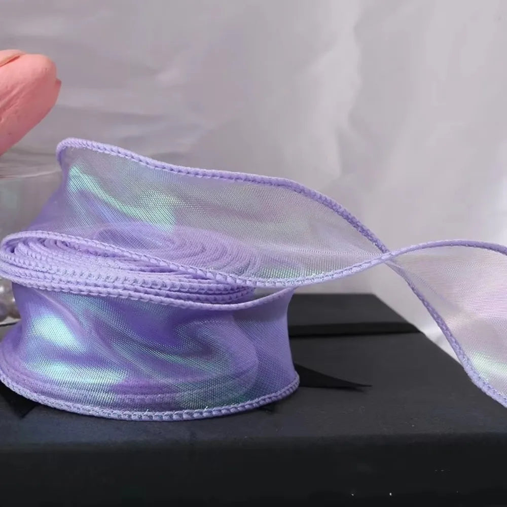 10 Yards Fishtail Yarn Bead Ribbon 40MM – DIY Gift Wrap Craft Craft Ribbon Richie's Purple L