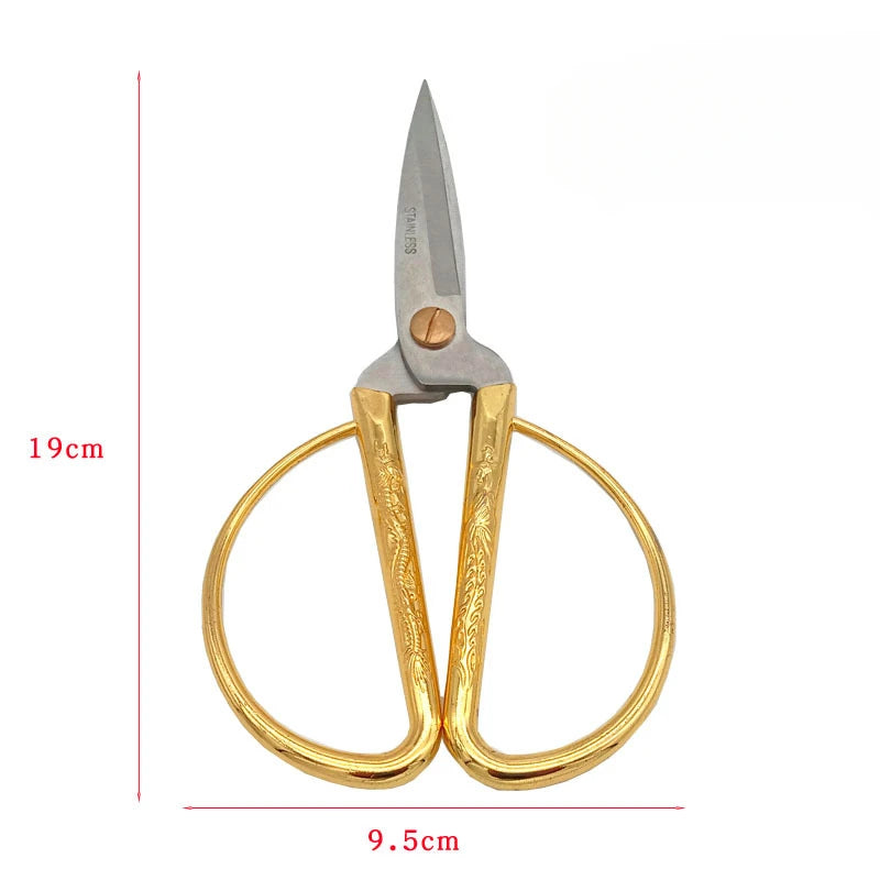 Mini Retro Stainless Steel Sewing Scissors – Embroidery & Fabric Sewing Scissors Richie's 19CM