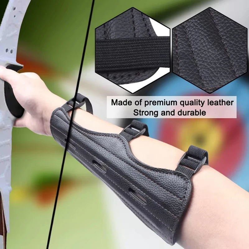 Archery Arm Guard Adjustable Forearm Protector | Bow Shooting Archery Arm Guard Richie's