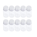 20Pcs Mini Clear Glass Bottles 10ml DIY Wish Jars with Lids Mini Glass Bottles Richie's