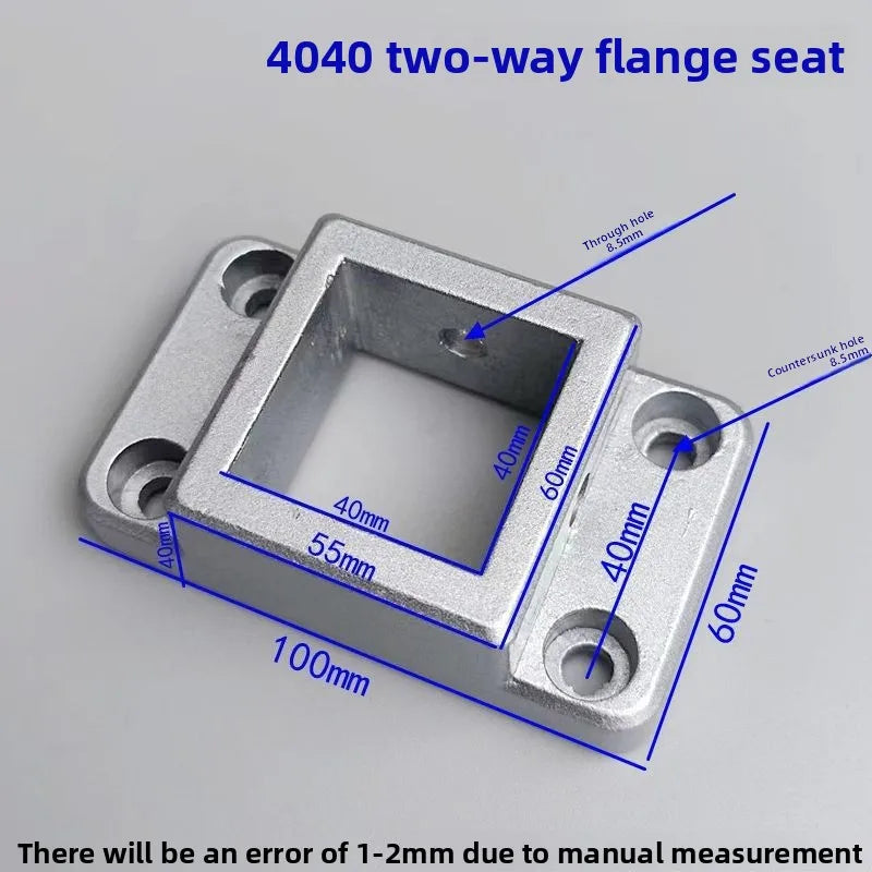3030/4040 Aluminum Profile Four-Way Flange Holder Corner Bracket Aluminum Profile Bracket Richie's 4040 bidirectional