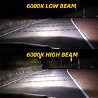 ODOMY 100W LED Fog Light Bulbs H8 H11 H16 6000K White 2PCS LED Fog Light Bulbs Richie's
