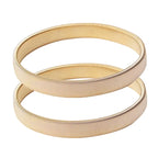 Elastic Shirt Sleeve Holders Metal Armbands – 1 or 2 Pack Sleeve Holder Armband Richie's Yellow-2Pcs